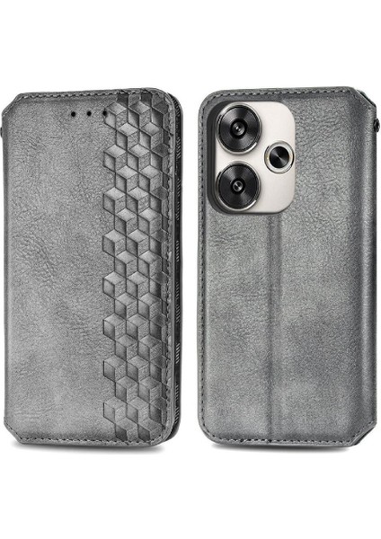 Xiaomi Poco F6 Moda Tasarım Cüzdan Fonksiyonu Için Flip Case Deri Kılıf (Yurt Dışından)
