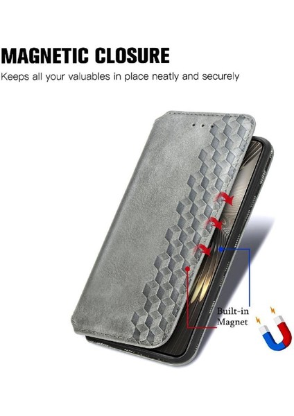 Xiaomi Poco F6 Moda Tasarım Cüzdan Fonksiyonu Için Flip Case Deri Kılıf (Yurt Dışından)
