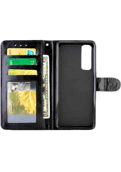 Oppo Reno4 Pro 4g Pu Deri Kickstand Manyetik Kapatma Için Flip Case (Yurt Dışından)
