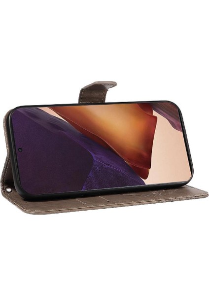 Samsung Galaxy Not 20 Için Flip Case Ultra Ayrılabilir El Kayışı Kabartmalı (Yurt Dışından)