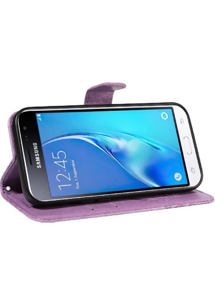 Mays Shop Kredi Kartı Yuvası Ayrılabilir El ile Samsung Galaxy J3 2016 Için Flip Case (Yurt Dışından)