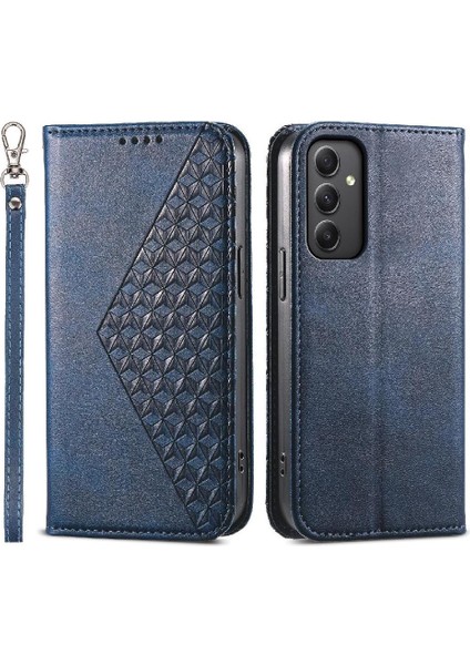 Mays Shop Samsung Galaxy A35 Cüzdan Eşkenar Dörtgen Şekli Standı Günlük Kullanım El Için Flip Case (Yurt Dışından)