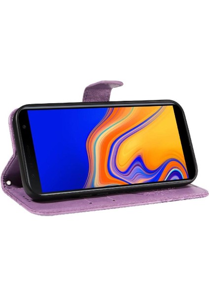 Mays Shop Samsung Galaxy J6 Başbakan Yüksek Kalite Deri Kredi ile Flip Case (Yurt Dışından)