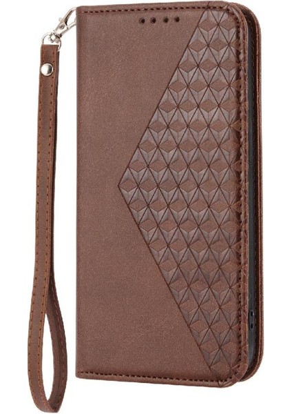 Samsung Galaxy M34 5g Eşkenar Dörtgen Şekli Cüzdan Günlük Kullanım El Için Flip Case (Yurt Dışından)