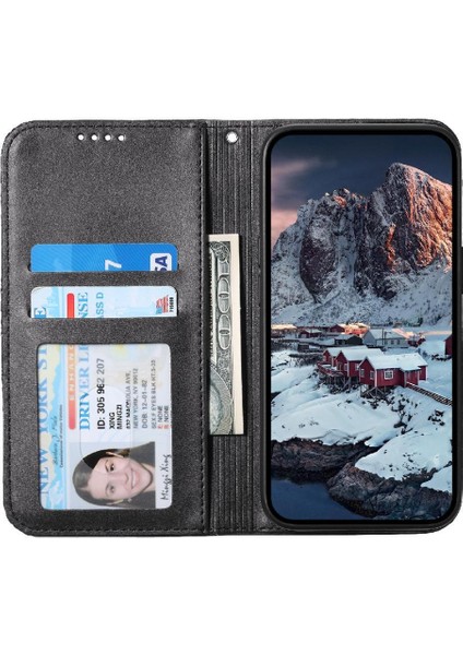 Samsung Galaxy S24 Ultra Cüzdan Eşkenar Dörtgen Şekli El Kayışı Kullanımı Için Flip Case (Yurt Dışından)