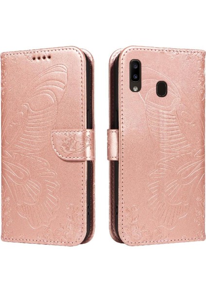 Samsung Galaxy A30 Için Flip CASE/A20 Ayrılabilir El Kayışı Yüksek Kalite (Yurt Dışından)