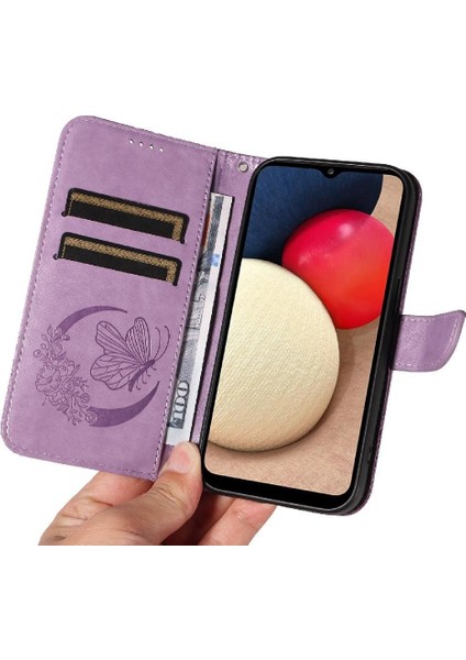 Samsung Galaxy A02S Ayrılabilir El Kayışı ile Yüksek Kalite Için Flip Case (Yurt Dışından)