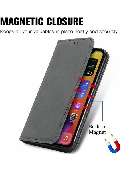 Oneplus Nord Ce4 Için Flip Case Cüzdan Kapak Çevirin Deri Kılıf Darbeye (Yurt Dışından)