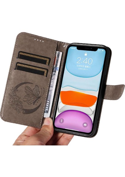 Kredi Kartı Yuvası ile IPhone 12 Mini Yüksek Kaliteli Deri Için Flip Case (Yurt Dışından) fırsatları