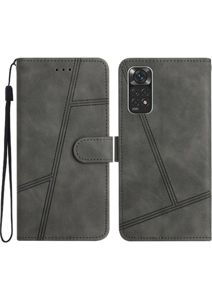 Xiaomi Redmi Not 11 Için Flip Case 4g Tam Koruma Kartı Yuvaları Tutucu Pu (Yurt Dışından)