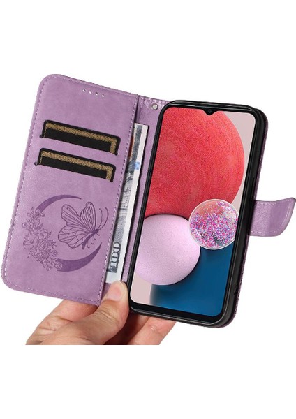 Samsung Galaxy A13 4g Için Flip CASE/A13 Lite 4g Ayrılabilir El Kayışı Yüksek (Yurt Dışından)