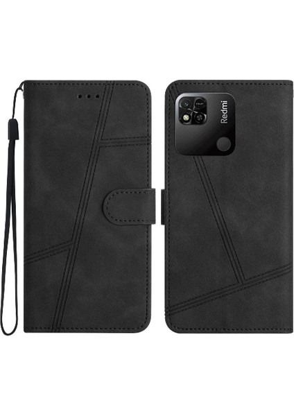 Xiaomi Redmi 9c Için Flip Case Cüzdan Pu Deri Kart Yuvaları Tutucu Manyetik (Yurt Dışından)