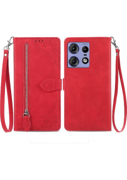 Motorola Kenar 50 Pro Çoklu Kart Yuvası Iş Cüzdan Flip Case (Yurt Dışından)