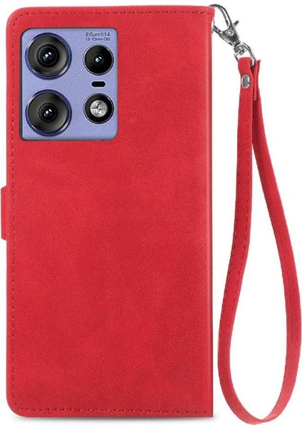 Motorola Kenar 50 Pro Çoklu Kart Yuvası Iş Cüzdan Flip Case (Yurt Dışından)