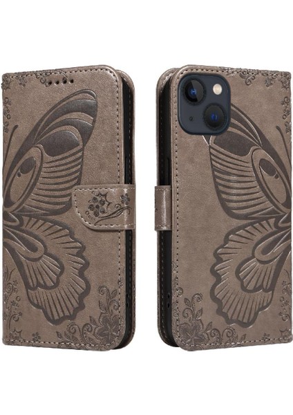 Kredi Kartı Yuvası ile IPhone 13 Mini Yüksek Kalite Deri Için Flip Case (Yurt Dışından) indirimleri