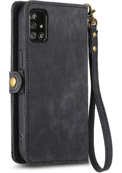 Samsung Galaxy A71 4g Için Flip Case Basit Iş Kapak Darbeye (Yurt Dışından)
