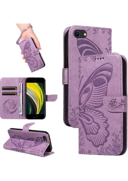 IPhone 7/8 Için Flip Case Yüksek Kalite Deri Ayrılabilir El Kayışı ile (Yurt Dışından) indirimleri