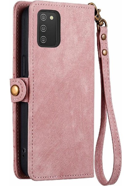 Samsung Galaxy A02S Cüzdan Için Flip Case Basit Iş Kapak Kılıfı (Yurt Dışından)