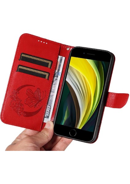 Kredi Kartı Yuvası ile IPhone 6/6s Için Flip Case Yüksek Kalite Deri El (Yurt Dışından) indirimleri