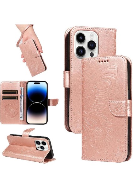 Kredi Kartı Yuvası ile IPhone 14 Pro Için Flip Case Ayrılabilir El Kayışı (Yurt Dışından) indirimleri