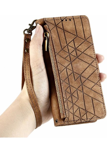Samsung Galaxy A02S Cüzdan Için Flip Case Basit Iş Kapak Kılıfı (Yurt Dışından)