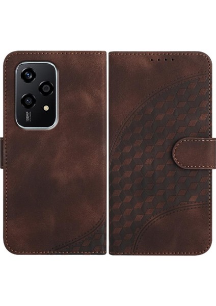 Onur Için Flip Case 200 Lite Flip Iş Darbeye Deri Kılıf Desen (Yurt Dışından)