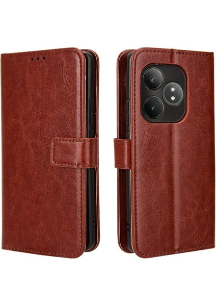 Realme Gt Neo 6 Flip Kapak Için Kılıf Kart Tutucu Manyetik Cüzdan (Yurt Dışından)