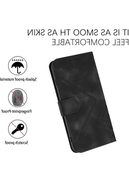 Kart Yuvası Standı Pu Flip ile Xiaomi Poco F6 Manyetik Kapak Için Flip Case (Yurt Dışından)