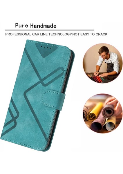 Kart Yuvası Standı Pu Flip ile Xiaomi Poco F6 Manyetik Kapak Için Flip Case (Yurt Dışından)