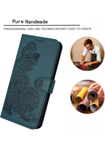 Realme C33 Flip Folio Kitap Pu Deri Manyetik Kapatma ile Flip Case (Yurt Dışından)