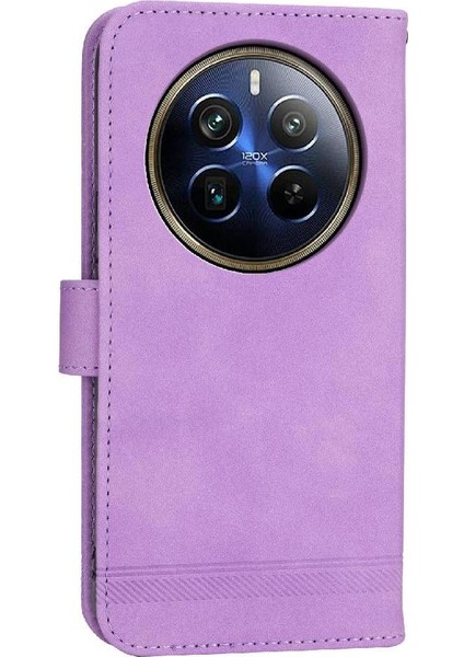 Realme 12 Pro Artı Bileklik Manyetik Kapatma Premium Nakit Için Flip Case (Yurt Dışından)