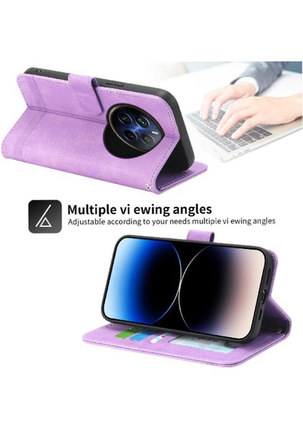 Realme 12 Pro Artı Bileklik Manyetik Kapatma Premium Nakit Için Flip Case (Yurt Dışından)