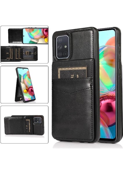 Samsung Galaxy A71 5g Premium Deri Manyetik Toka ile Uyumlu (Yurt Dışından)