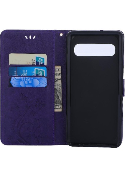 Samsung Galaxy S10 Artı Kickstand Bilek Kayışı Kart Tutucu Pu Için Filp Durumda (Yurt Dışından) modelleri