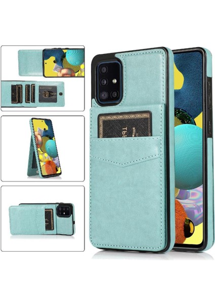 Kredi Manyetik Toka Kickstand ile Samsung Galaxy A51 5g ile Uyumlu (Yurt Dışından)