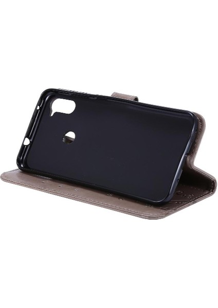 Samsung Galaxy A11 Için Kickstand Durumda Kart Tutucu Pu Deri Bilek (Yurt Dışından)