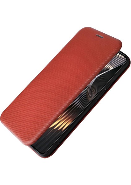 Kart Sahibinin Tam ile Flip Case Xiaomi Poco F6 Deri Folio Flip Case (Yurt Dışından)