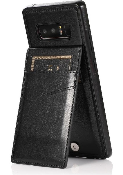 Kredi Kartı Cüzdan Manyetik ile Samsung Galaxy Note8 ile Uyumlu (Yurt Dışından)