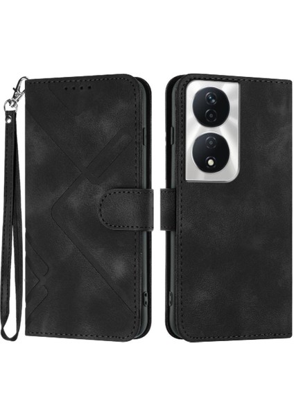 Onur X7B Manyetik Kapak Için Flip Case Kart Yuvası Standı ile Flip Cüzdan Pu (Yurt Dışından)