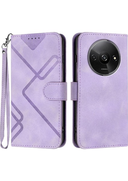 Kart Yuvası Standı ile Xiaomi Redmi A3 Için Flip Case Cüzdan Pu Deri (Yurt Dışından)