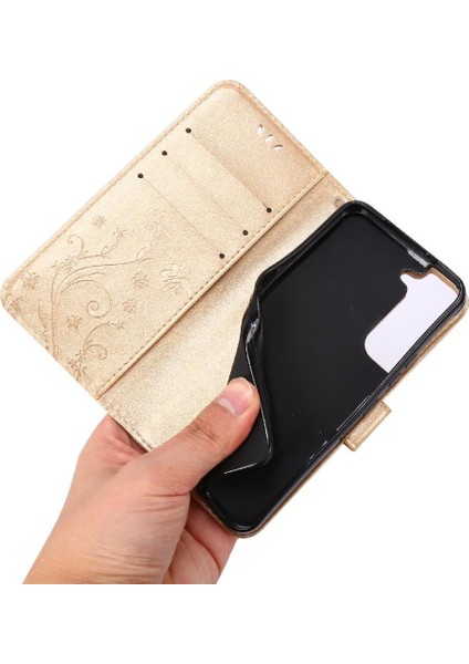 Samsung Galaxy S22 5g Kickstand Kart Tutucu Manyetik Kapatma Için Filp Durumda (Yurt Dışından) fırsatları