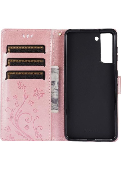 Samsung Galaxy S21 Için Kickstand Durumda Kart Tutucu Manyetik Kapatma Pu (Yurt Dışından) fiyatları