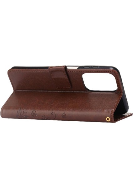 Samsung Galaxy M23 Için Filp DURUMDA/M13 Kickstand Kart Tutucu Bilek Kayışı Pu (Yurt Dışından)