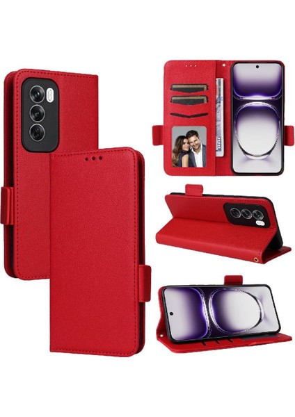 Oppo Oppo 12 Pro 5g Için Flip Case Yan Toka Pu Deri Kart Yuvaları Tutucu (Yurt Dışından) fırsatları