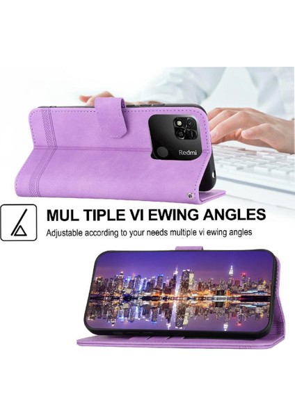 Xiaomi Redmi 12C Premium Manyetik Kapatma Nakit Cep Kartı Için Flip Case (Yurt Dışından)