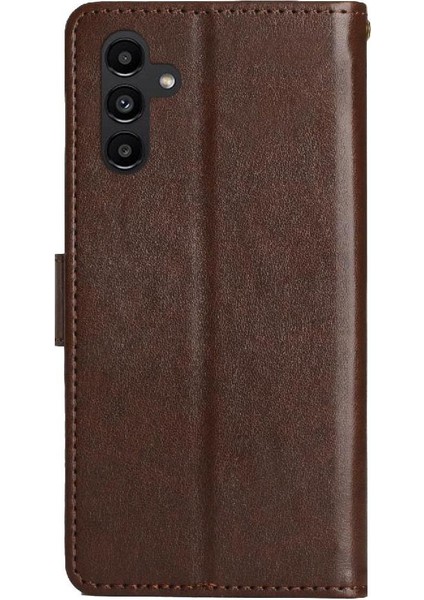 Samsung Galaxy A35 Kickstand Manyetik Kapatma Bilek Kayışı Pu Için Filp Durumda (Yurt Dışından)