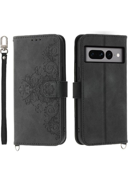 Google Piksel 7 Pro Kabartmalı Bileklik Çoklu Kredi Kartı Için Flip Case (Yurt Dışından) fırsatları