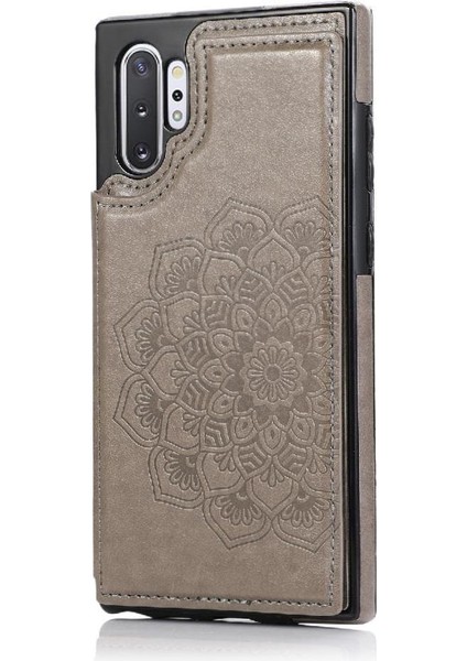 Samsung Galaxy Not 10 Için Kart Tutucu Kılıf ile Cüzdan Artı Kabartmalı Flip (Yurt Dışından)