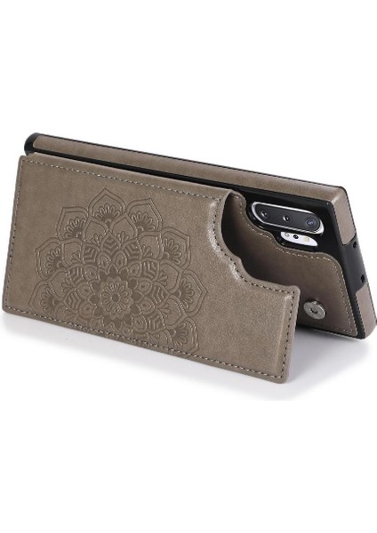 Samsung Galaxy Not 10 Için Kart Tutucu Kılıf ile Cüzdan Artı Kabartmalı Flip (Yurt Dışından) modelleri