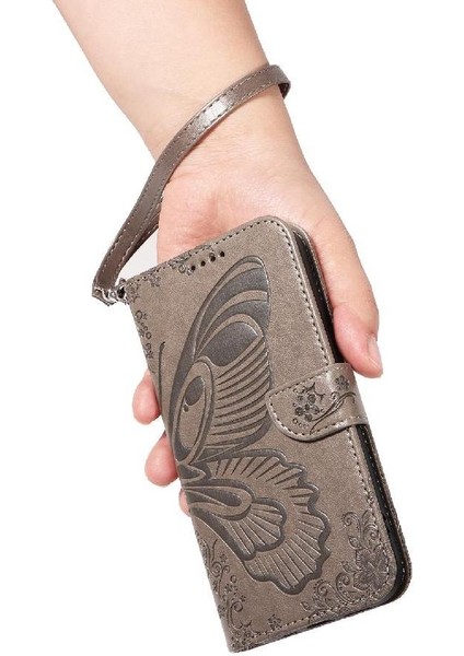 Vıvo V29 5g Için Flip Case Kredi Kartı Yuvası ile Ayrılabilir El Kayışı Yüksek (Yurt Dışından)
